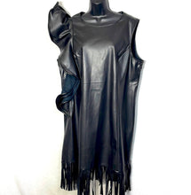 Load image into Gallery viewer, Samuel dong, faux, leather dress