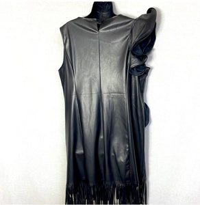 Samuel dong, faux, leather dress