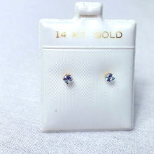 Load image into Gallery viewer, Aquamarine March BS earrings