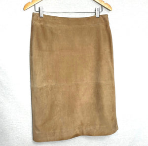 Carolína Herrera leather skirt