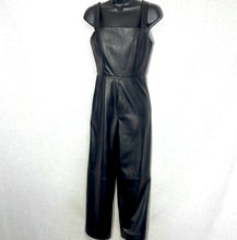 Load image into Gallery viewer, Alice + Olivia faux leather jumpsuit