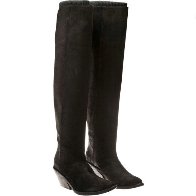Givenchy Over the Knee Suede Boots