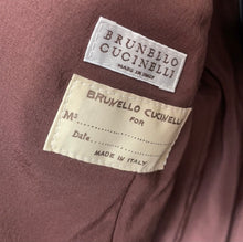 Load image into Gallery viewer, Brunello Cucinelli leather blazer