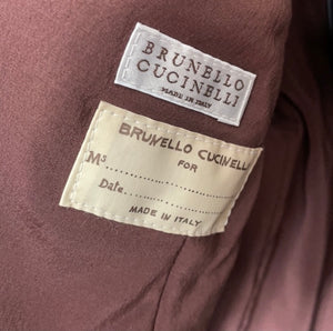 Brunello Cucinelli leather blazer